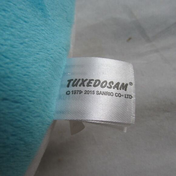 Sanrio Hello Kitty Friend Tuxedo Sam Stuffed Blue Penguin Animal 12 Inch Fiesta - Picture 8 of 8